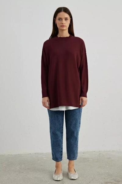 Merwish Dina Tunik Kahverengi