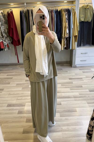 Merwish Relax Takım Su Yeşili